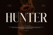 Hunter Elegant Serif Font Typeface, a Serif Font by Perfectype (Thumbnail 1 of 7)