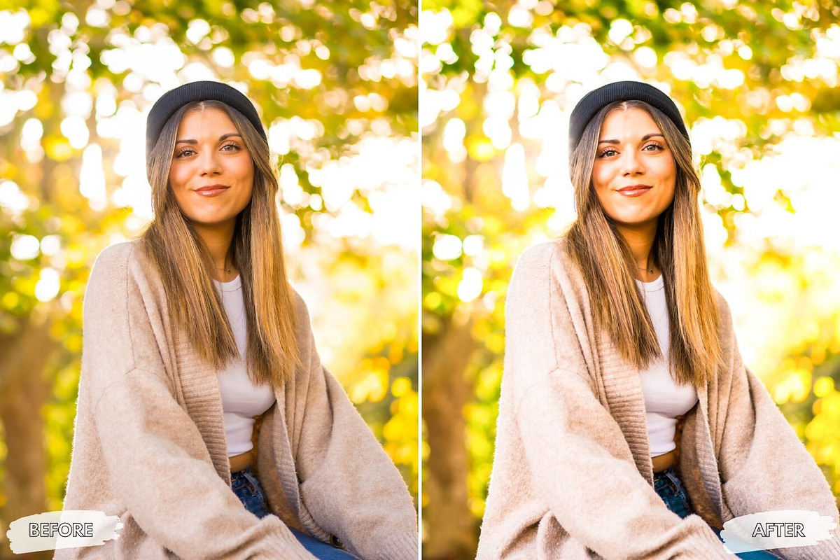 10 Amber Glow Lightroom Presets, a Preset Add-On by LucaTheme (Photo 5 of 9)