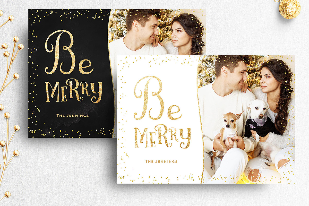 Christmas Card Template Photographer, a Card Template by Nifty Template Studio (Photo 1 of 10)