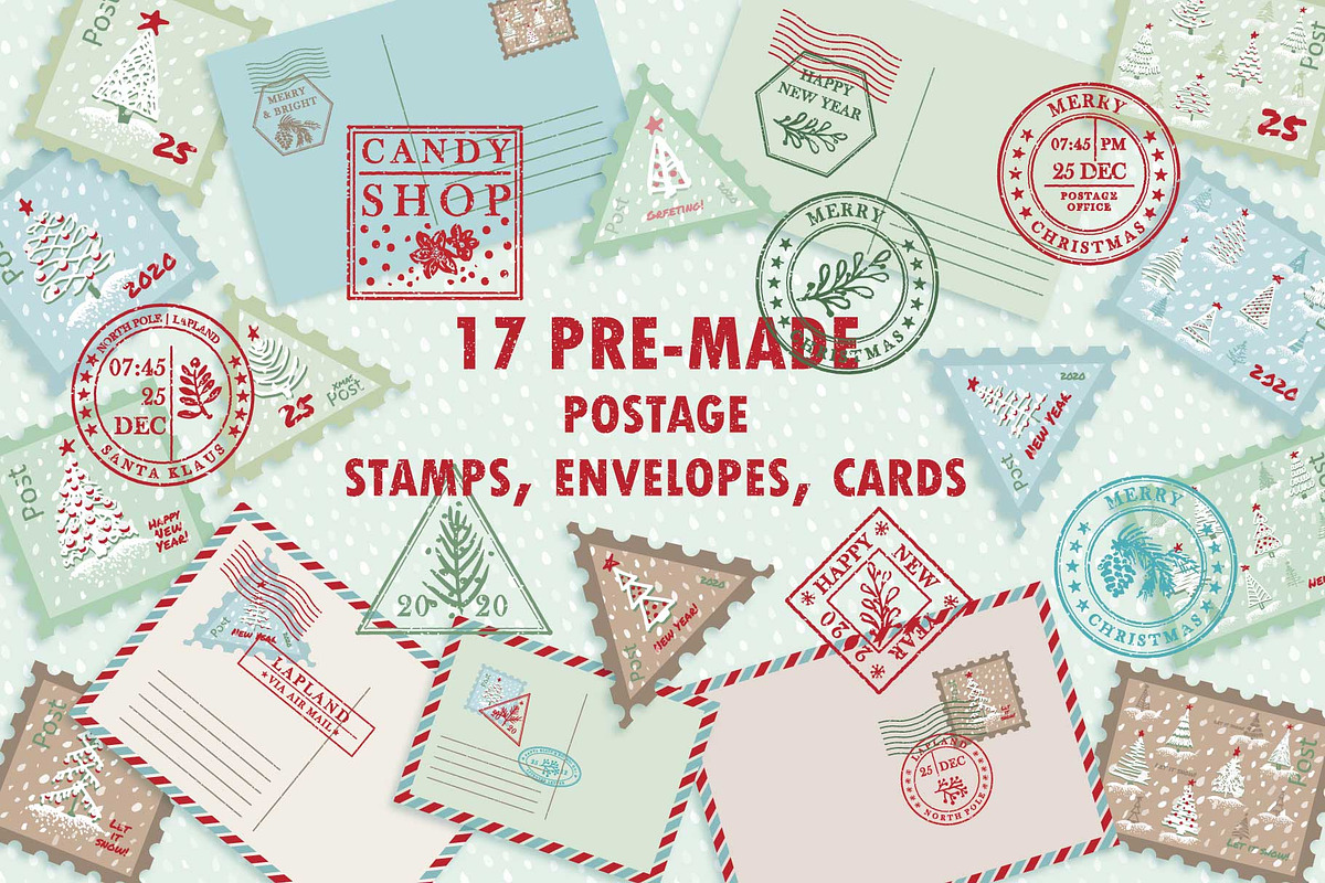 Christmas post creator, a Decorative Illustration by Zimages (Photo 7 of 7)
