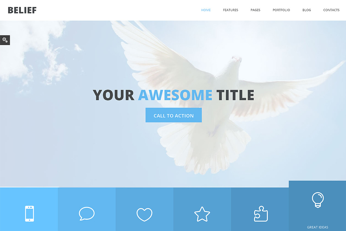Belief Bootstrap Responsive Theme, a Bootstrap Template by IceTemplates (Photo 2 of 4)