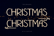 Bright Night Xmas Holiday Display, a Font by Cloverons (Thumbnail 8 of 13)