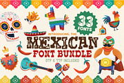 Mexican Font Bundle - 33 Fonts!, a Slab Serif Font by HipFonts (Thumbnail 1 of 18)