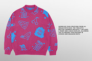 Realistic Knitted Crewneck Mockup 2, an Apparel Mockup by Uncentrifuged Pressure (Thumbnail 6 of 12)