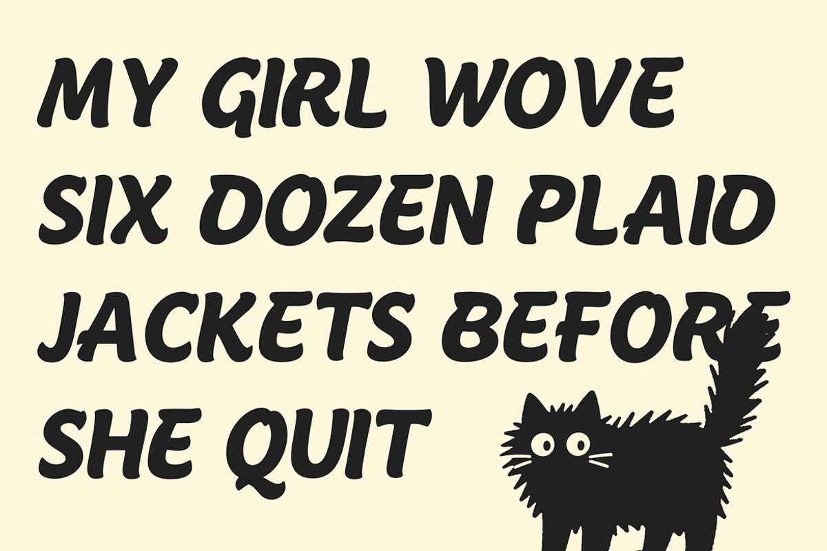 Bresac - Retro Playful Font Display, a Handwritten Font by Simetrica Labs (Photo 6 of 11)