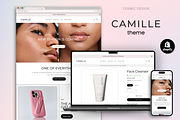 Camille Beauty Shopify Theme Website, a Shopify Template by Cosmic Design (Thumbnail 1 of 7)