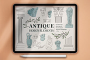 61 Procreate Antique Stamps, a Brush Add-On by SmuffizStudio (Thumbnail 1 of 9)