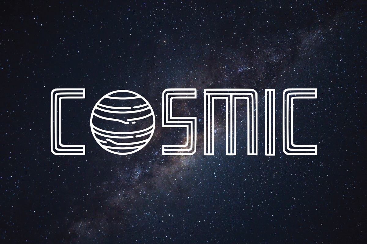 SPACELINE - Display Font preview 4