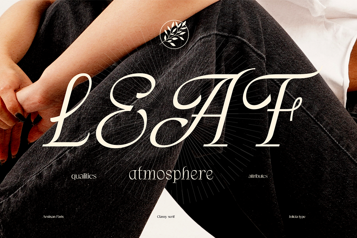 Artisan Paris | Display Font, a Script Font by Jolicia Type (Photo 2 of 11)