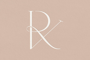 RV Monogram Logo