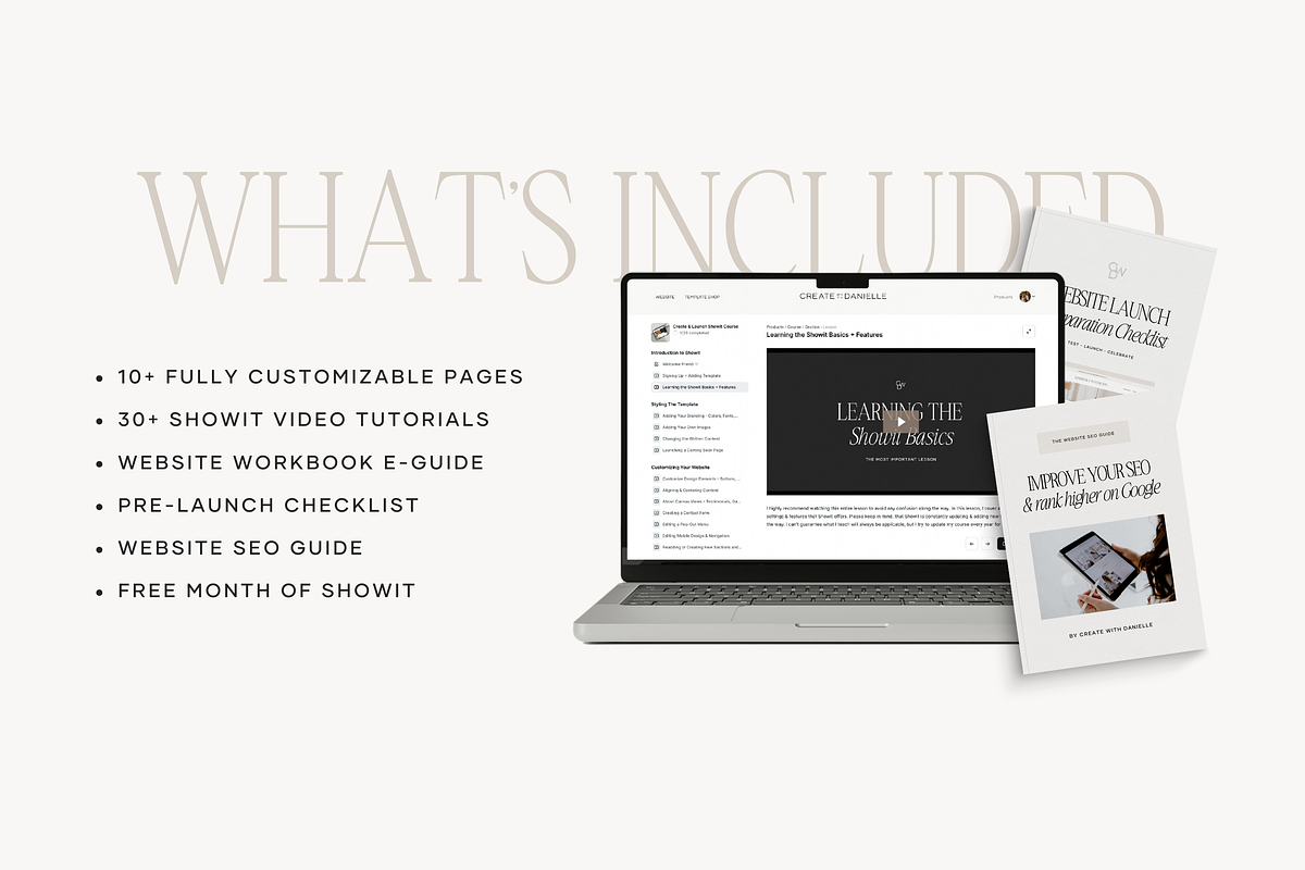 Showit Website Template | Jessie, a Websites & App Template by Create with Danielle (Photo 3 of 5)