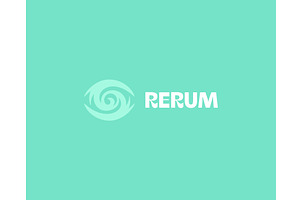 Abstract eye logo. Waves splash, an Object Illustration by Bureau