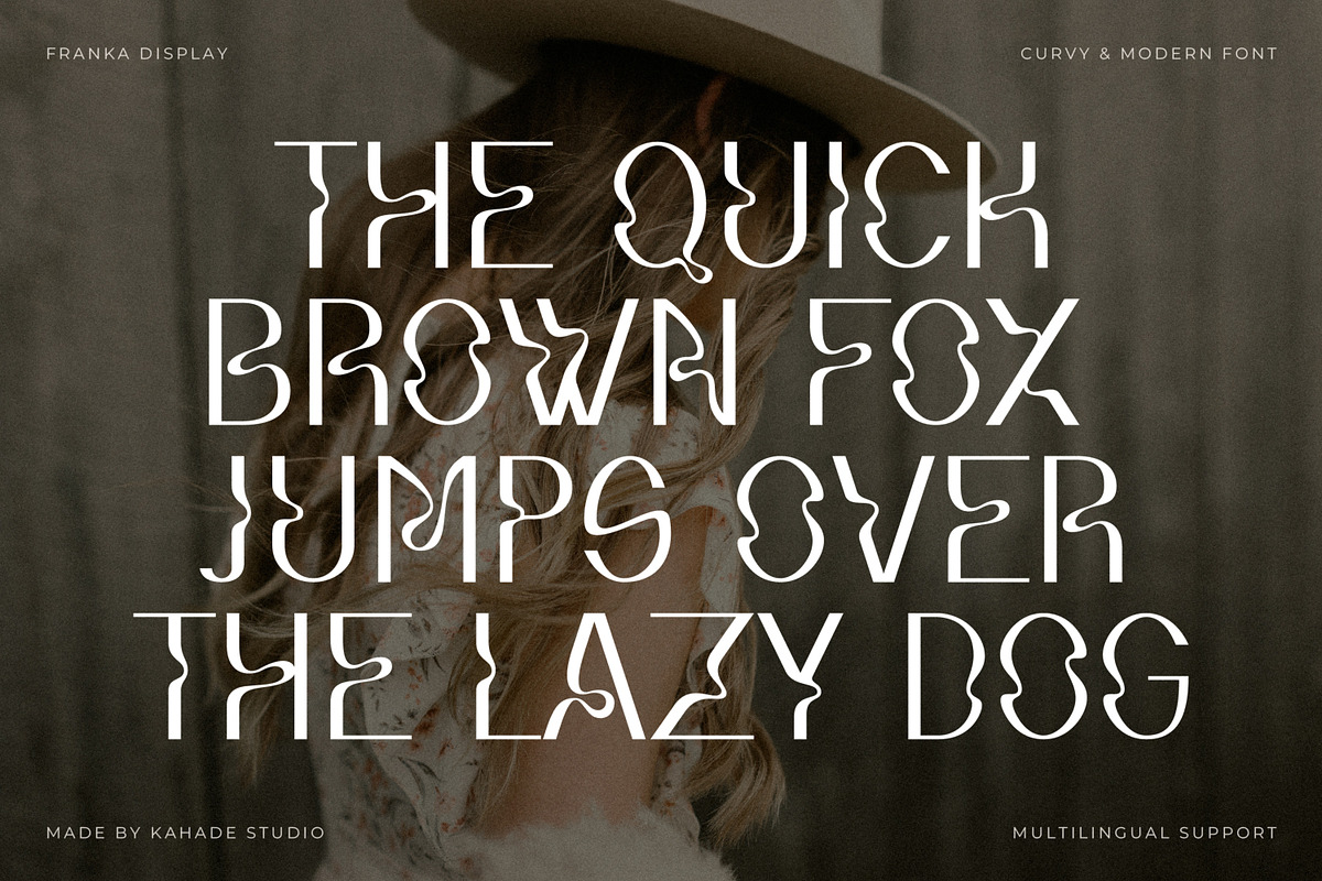 Franka - Modern Curvy & Wavy Font, a Sans Serif Font by Kahade Studio (Photo 11 of 20)