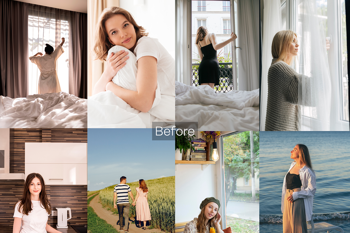 10 Warm and Airy Lightroom Presets, a Preset Add-On by RamsaGraphi (Photo 2 of 9)