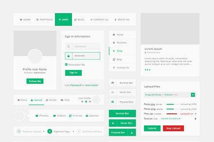 Flat UI Kit