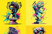 645 MJ T-Shirt Design Prompts: Vol3, a Person Illustration by Sevenstyles (Thumbnail 9 of 20)