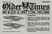 OlderTimes | Ink Bleed + Halftone, a Layer Style Add-On by Thundr Co. (Thumbnail 2 of 9)