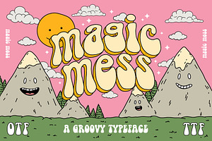 Magic Mess Font - Groovy Font