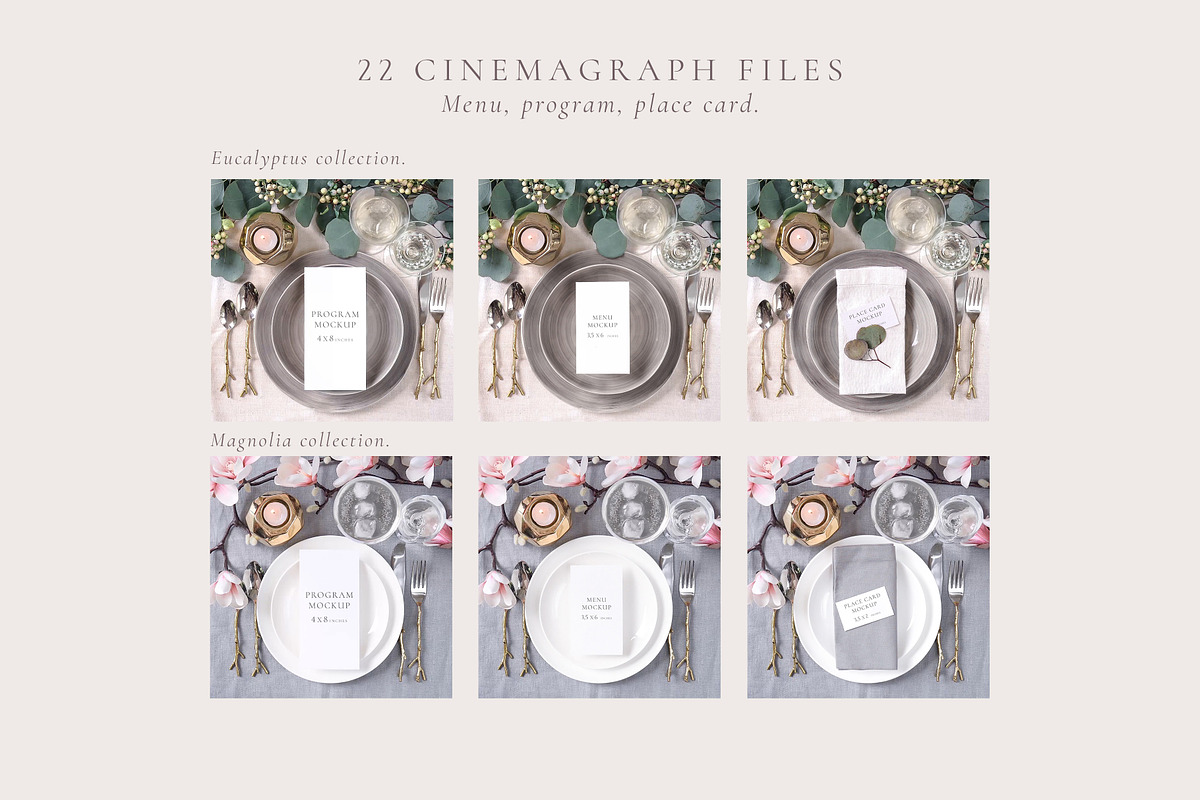 Animated Custom Wedding mockups, a Print Template by Una Matison (Photo 6 of 14)