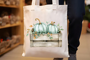Mint Fresh Green Autumn Clipart, an Illustration by Rose Art (Thumbnail 4 of 5)
