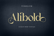 Alibold, a Serif Font by Rishsketch (Thumbnail 1 of 14)
