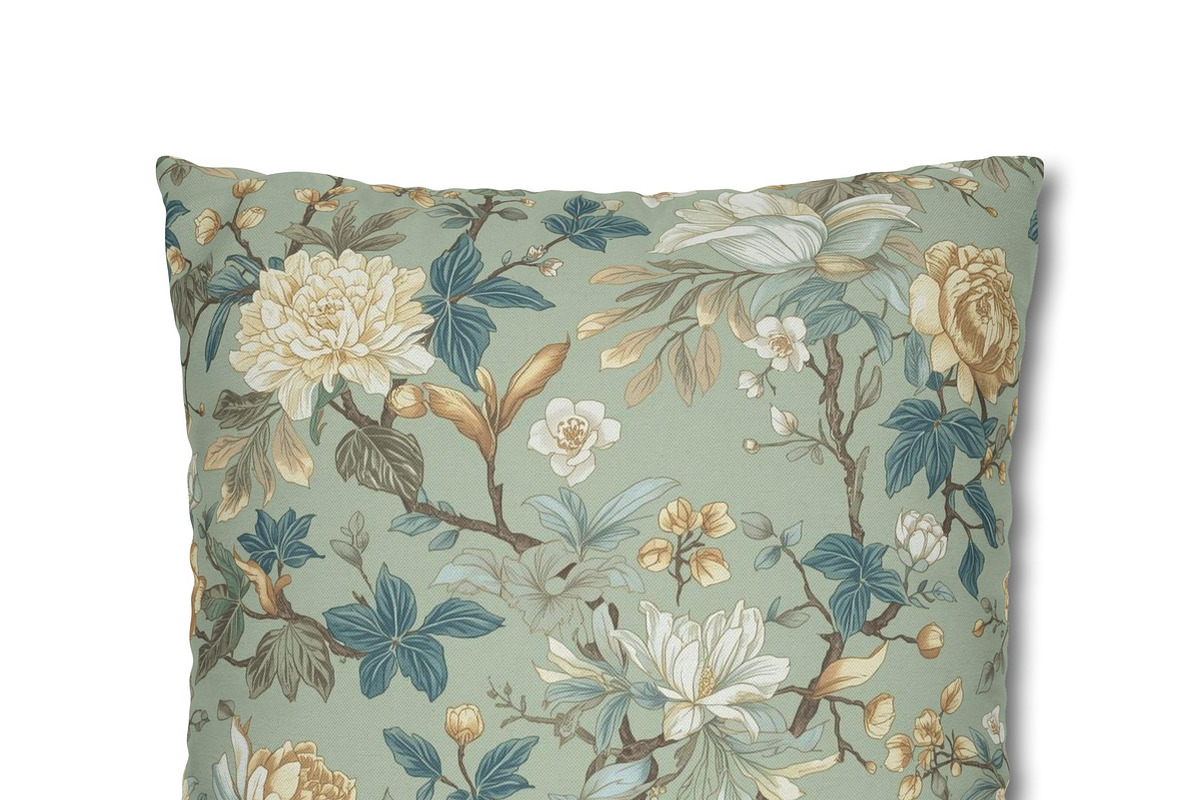 Chinoiserie Floral Seamless Pattern, a Pattern Graphic by elfy creative (Photo 3 of 3)