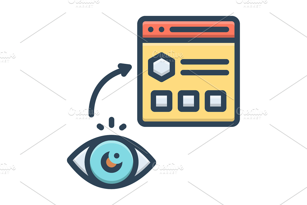 Viewed website color icon, a Duotone Icon by Creative priyanka