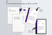Letterhead Word Template Bundle, a Stationery Template by B2 Studio (Thumbnail 7 of 10)