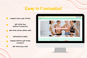 Pastel Inspired Website for Wix, a Landing Page Template by Parrot Designs (Thumbnail 4 of 4)
