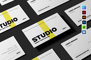 Business Card Template, a Business Card Template by ElvinPrint