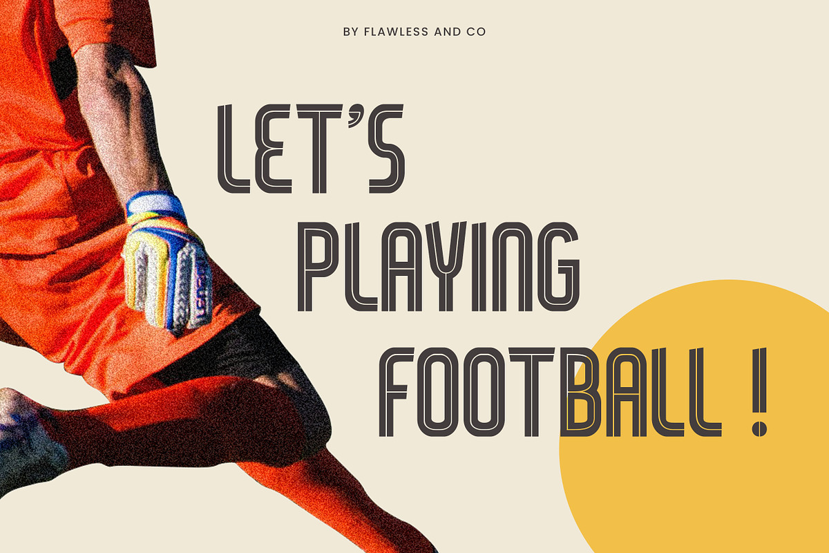 Venzira - Sports Font, a Font by Flawless And Co (Photo 3 of 11)