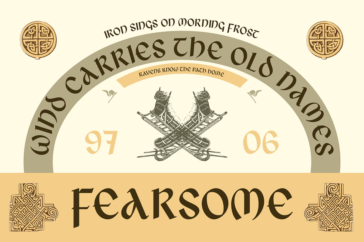 CS Shamus – Uncial Font, a Sans Serif Font by Craft Supply Co. (Photo 5 of 8)