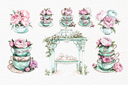 Afternoon Tea, Girls Tea Party, an Object Graphic by Invite to Clipart (Thumbnail 3 of 7)