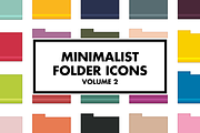 Minimalist Folder Icons Volume 2, an Icon by Marmalade Moon (Thumbnail 1 of 3)