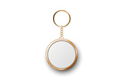 Vector Keychain with Ring and Chain., an Object Graphic by Gomolach (Thumbnail 2 of 5)