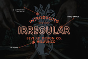 Irregular | Handmade Sans-serif Font, a Sans Serif Font by Beveled Design Co. (Thumbnail 7 of 7)