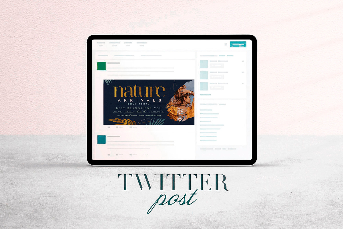 Nature - Social Media Pack, a Social Media Template by Touringxx Creative Studio (Photo 6 of 8)