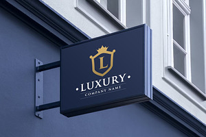 Luxury Letter L Pro Logo Template