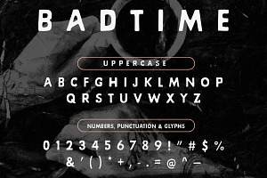 Badtime Bold Handwritten Font