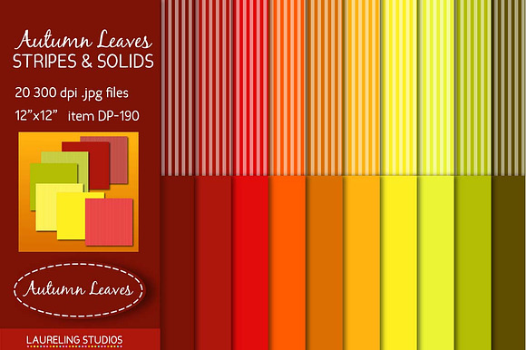 Stripes & Solids digital paper preview 2