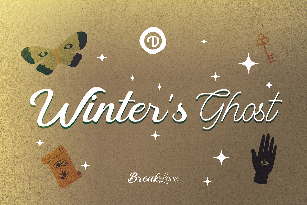 BreakLove, a Script Font by Drizy (Photo 2 of 9)