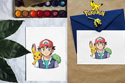Adventure with Pokémon Stickers, an Animal Illustration by Blendient (Thumbnail 5 of 13)
