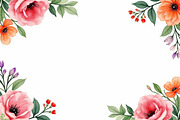 Elegant Floral Corner Frame Clipart, an Illustration by BIPLOB EXPERT (Thumbnail 7 of 14)