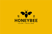 Minimalist Honeybee Logo Bundle, a Branding & Logo Template by Dyn Studio (Thumbnail 3 of 6)