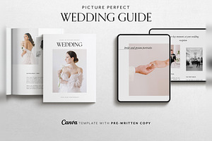 Wedding Welcome Guide Canva Template