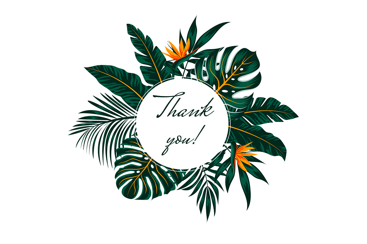Tropical seamless patterns & leaves, a Pattern Graphic by EltaMaxArt (Photo 15 of 15)