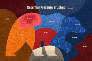 Texture DJ Brushes For Photoshop