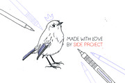 Blotchy Pen Brushes, a Brush Add-On by Side Project (Thumbnail 5 of 7)