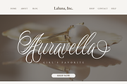 Dellatino - An Elegant Script Font, a Script Font by Ainun Jinan (Thumbnail 5 of 12)