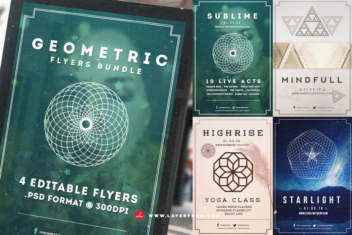 The Geometric Design Bundle, an Object Graphic by Layerform Design Co. (Photo 4 of 5)